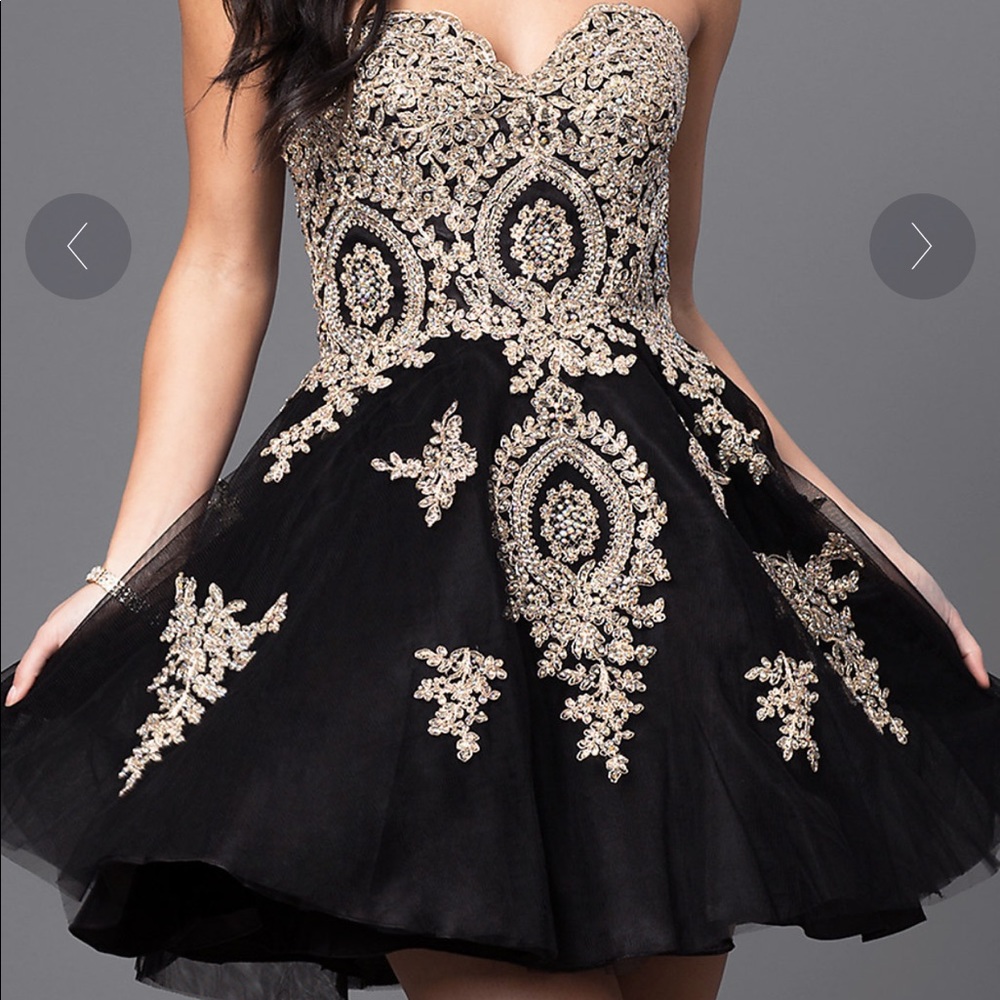 Short Strapless Babydoll Dress